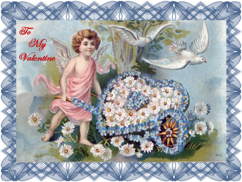 Cherub with Flower Cart
