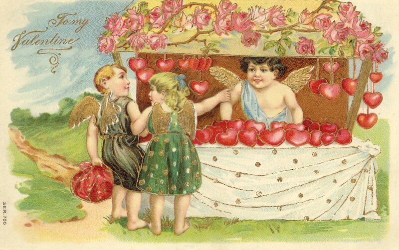 Cherubs at Heart Stand
