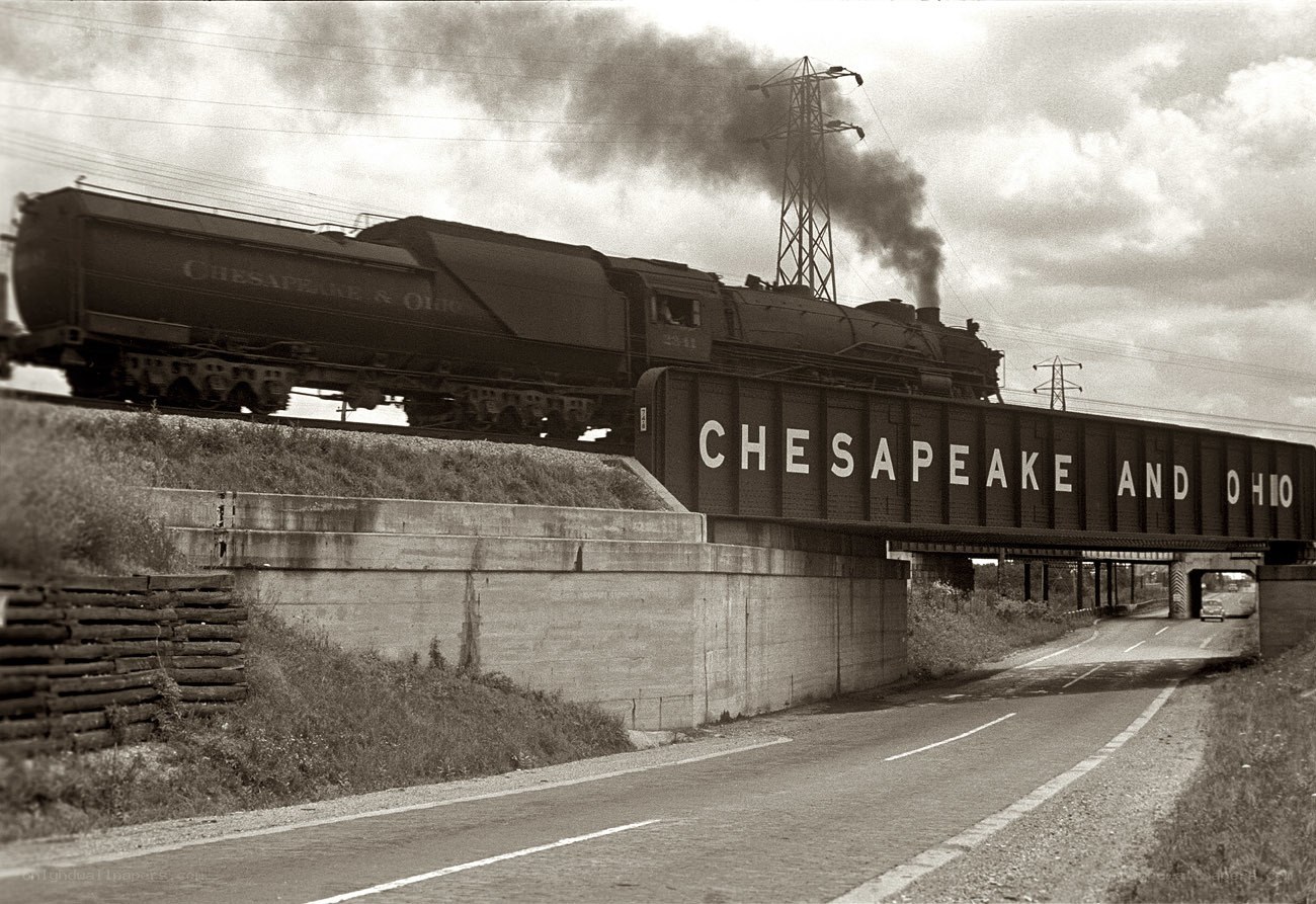 Chesapeake and Ohio steam train