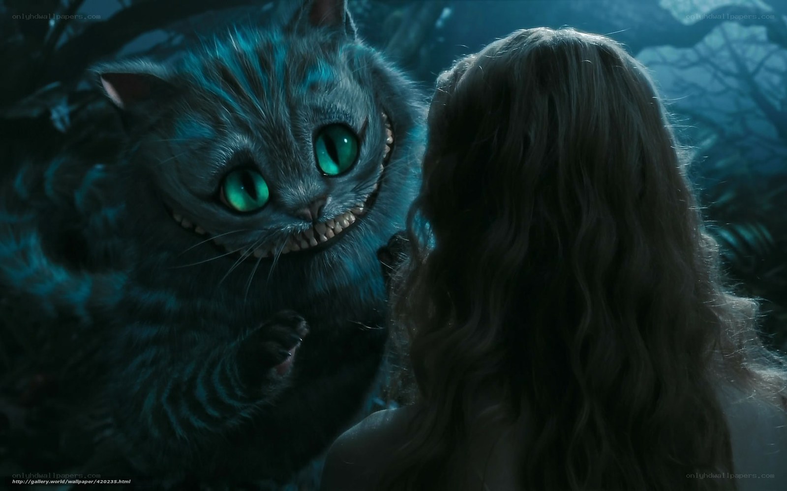 Cheshire Cat and Alice