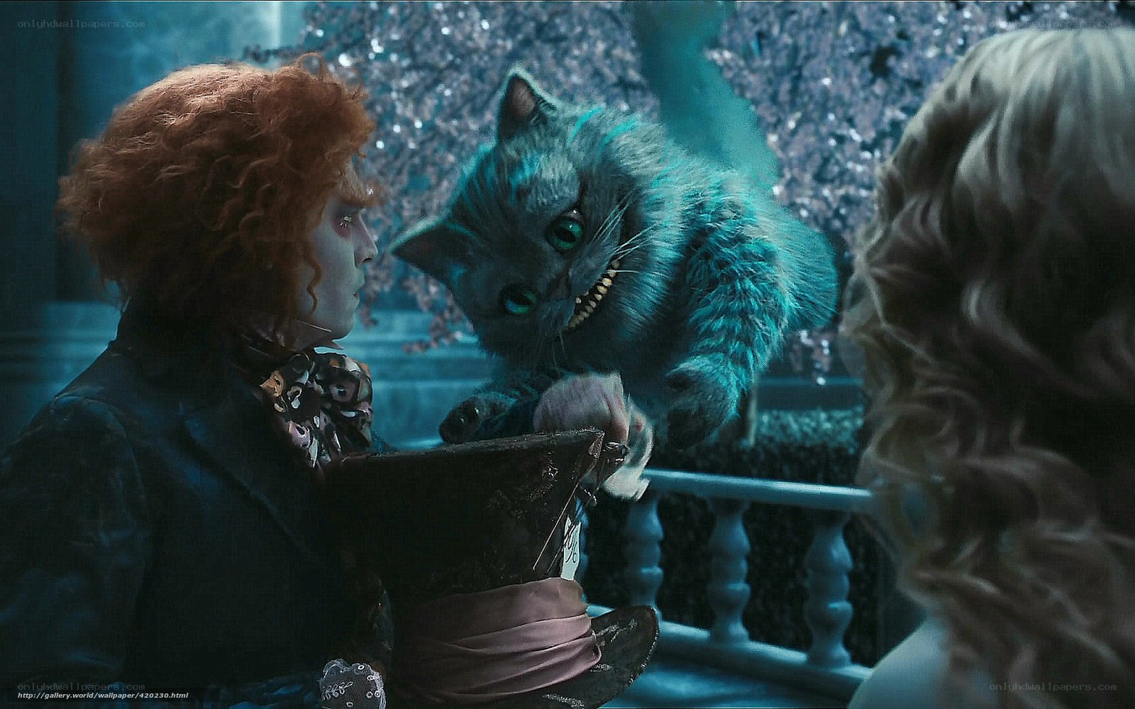 Cheshire Cat and Mad Hatter