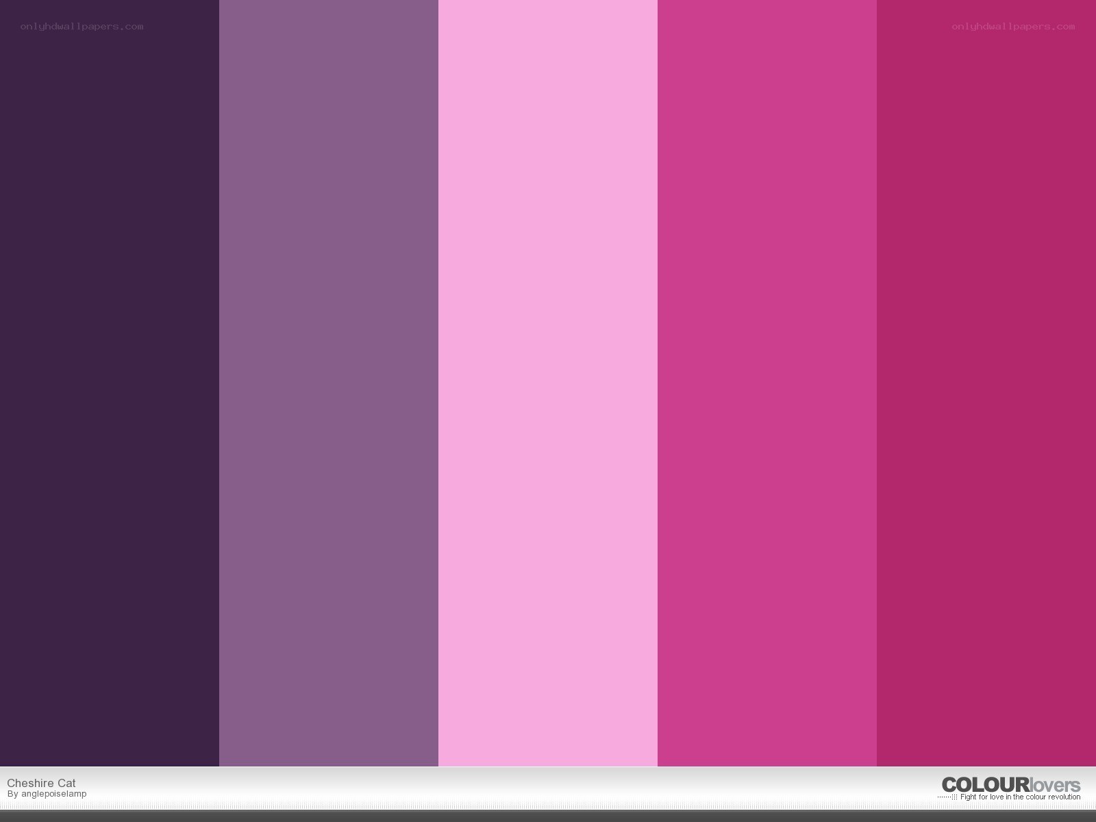 Cheshire Cat color palette