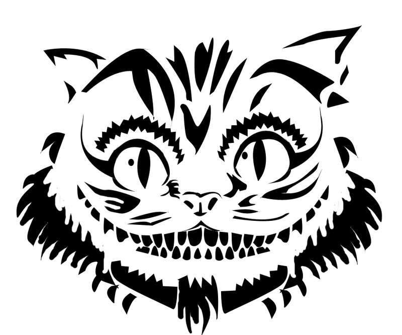 Cheshire Cat face design