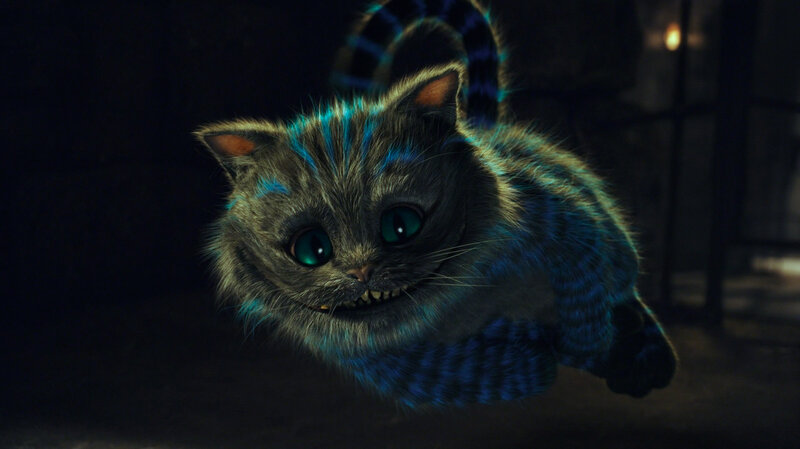 Cheshire Cat Floating — Blue