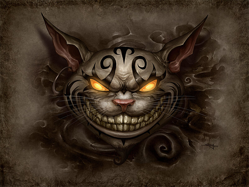 Cheshire Cat Head