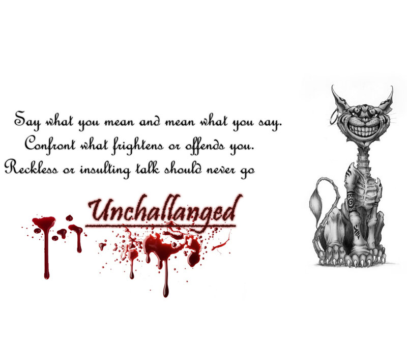 Cheshire Cat Illustration — Black