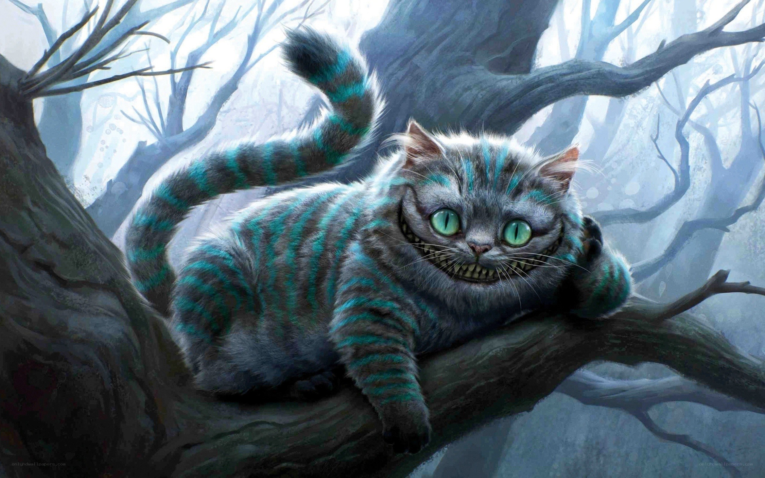 Cheshire Cat in a tree