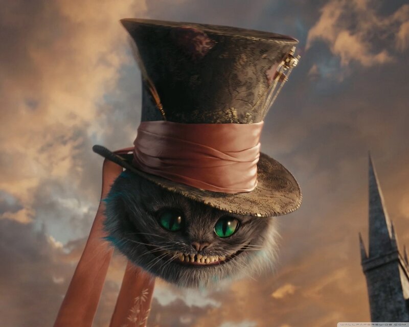 Cheshire Cat in top hat