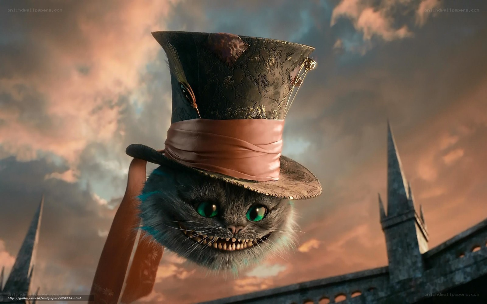 Cheshire Cat in top hat