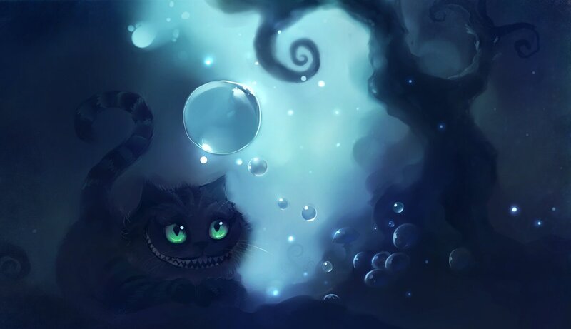 Cheshire Cat in Water