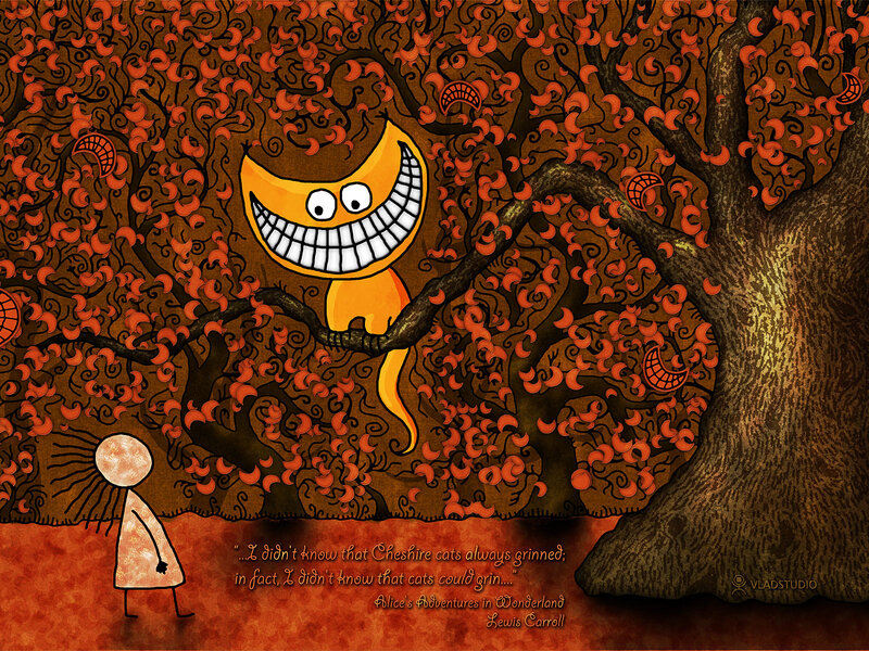 Cheshire Cat in Wonderland