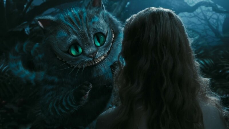 Cheshire Cat meets Alice