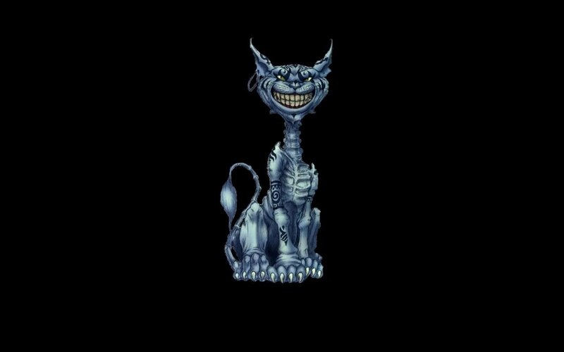 Cheshire Cat Statue