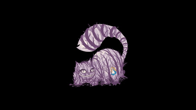Cheshire Cat with Alice