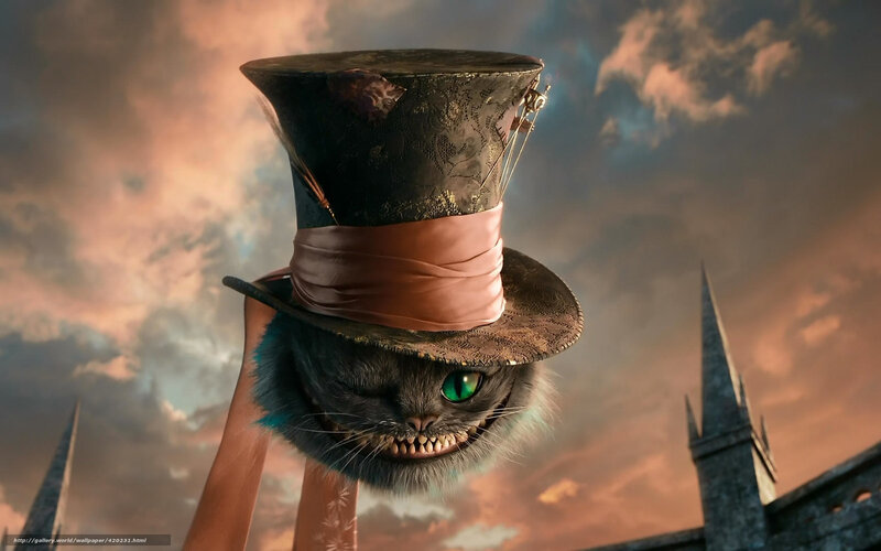 Cheshire Cat with Top Hat