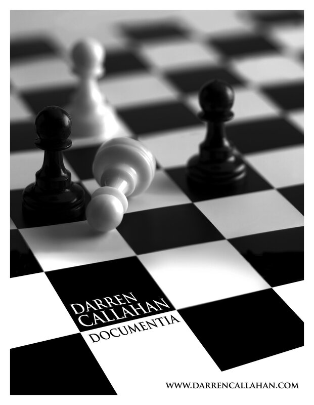 Chess game with fallen pieces