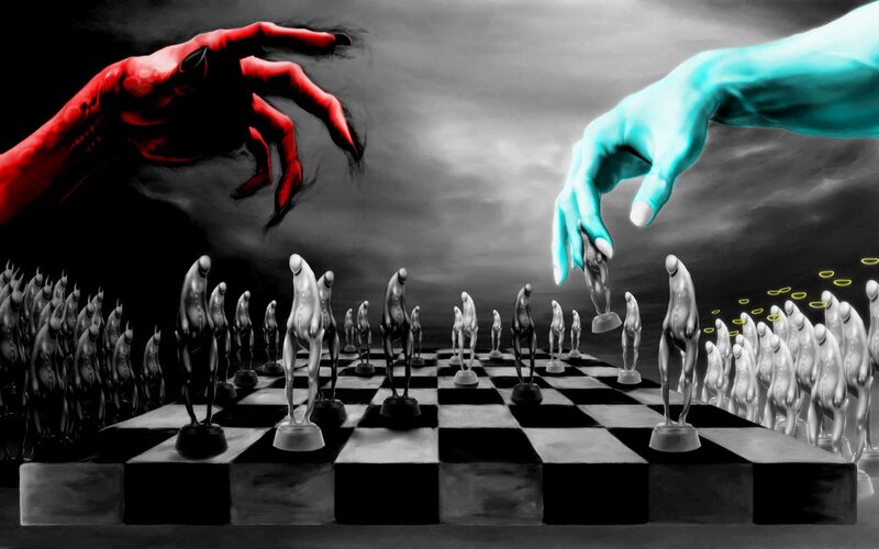 Chess Game with Hands