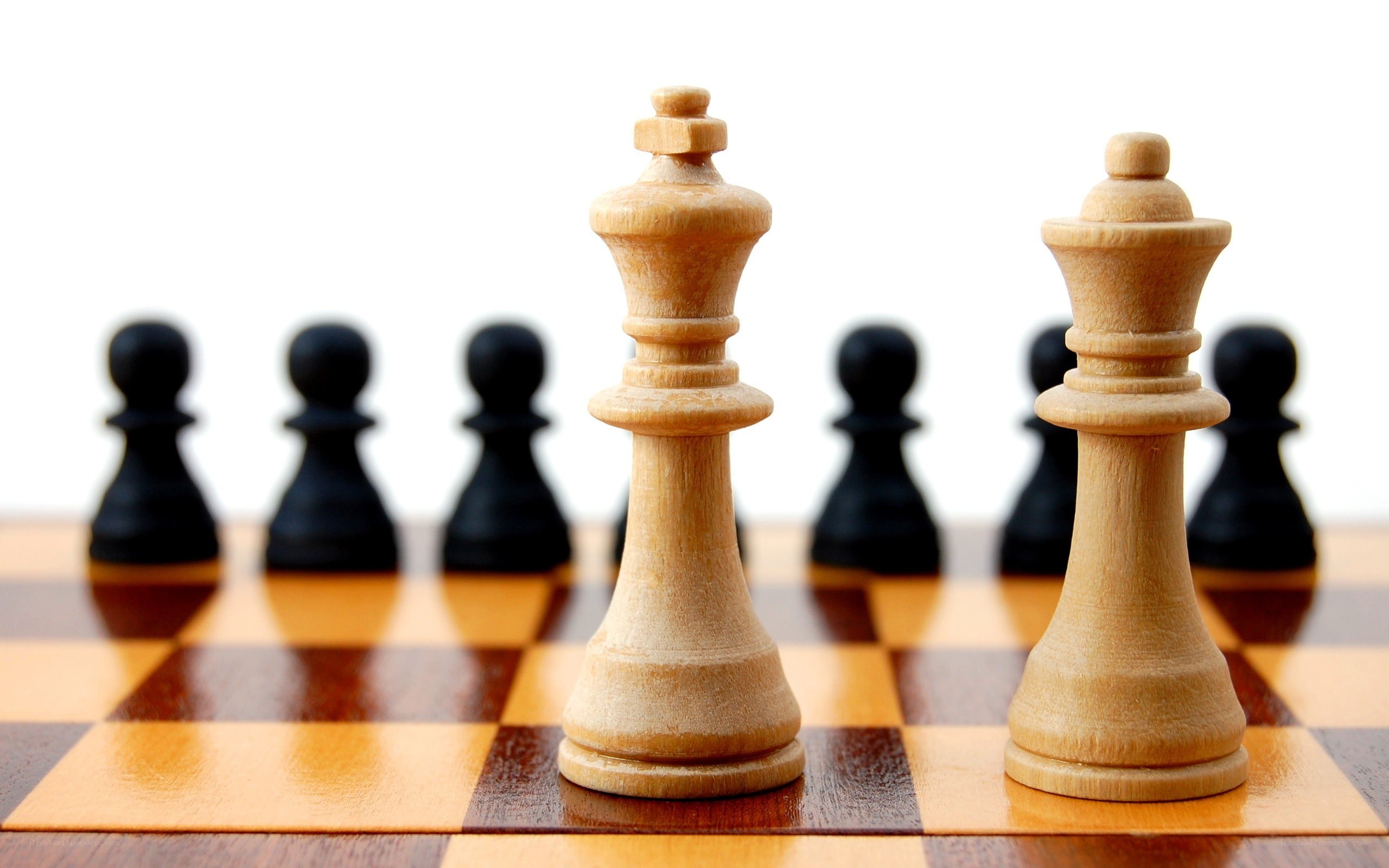 Chess kings on a board