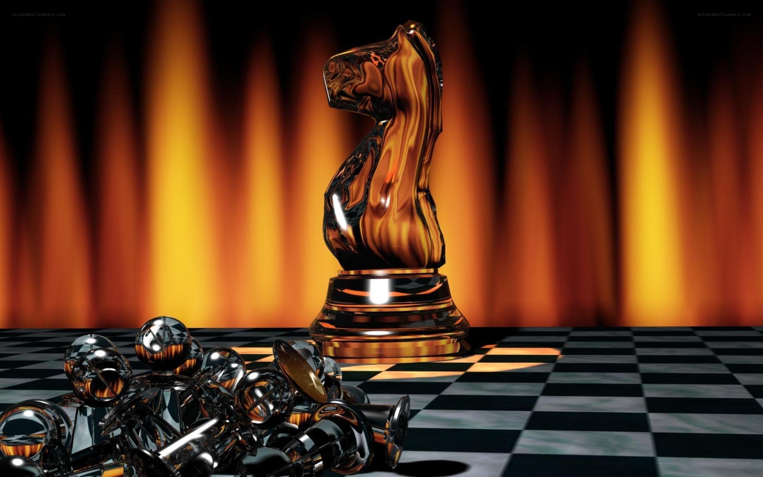chess knight victory