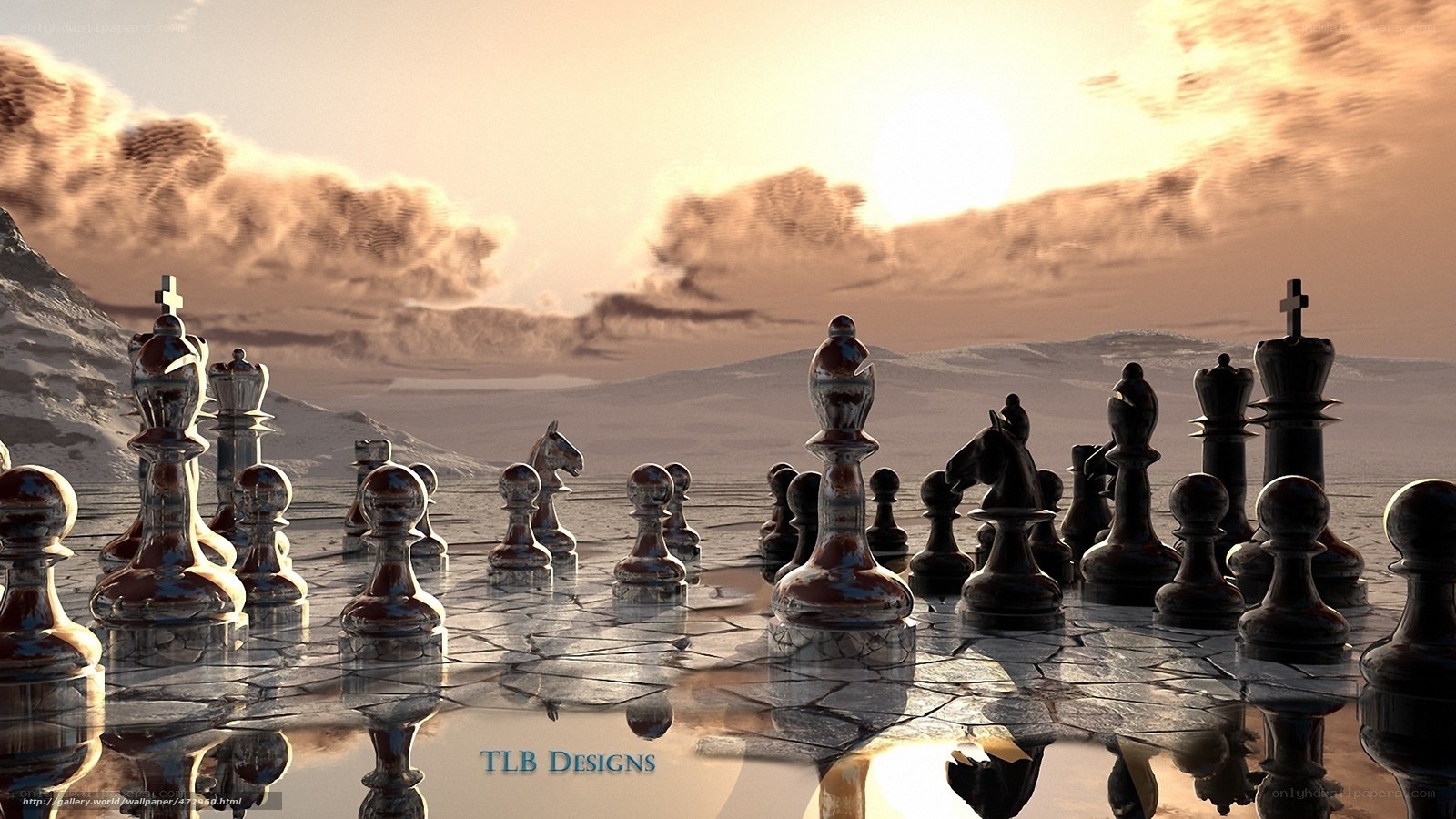 Chess on a cracked board