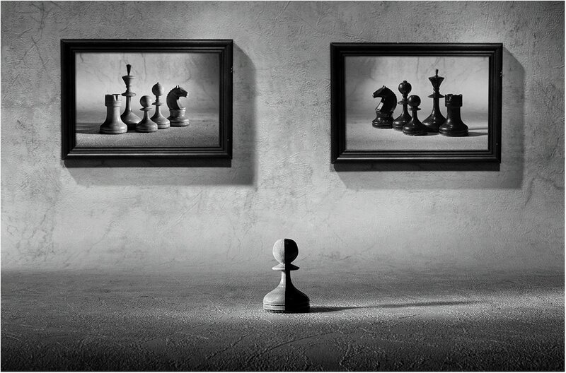 Chess Pawn on Floor