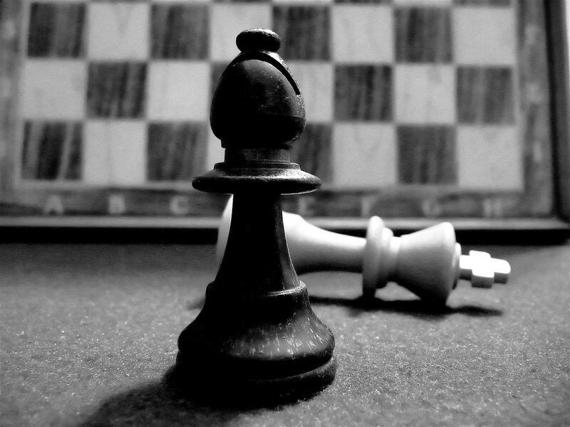 Chess piece victory