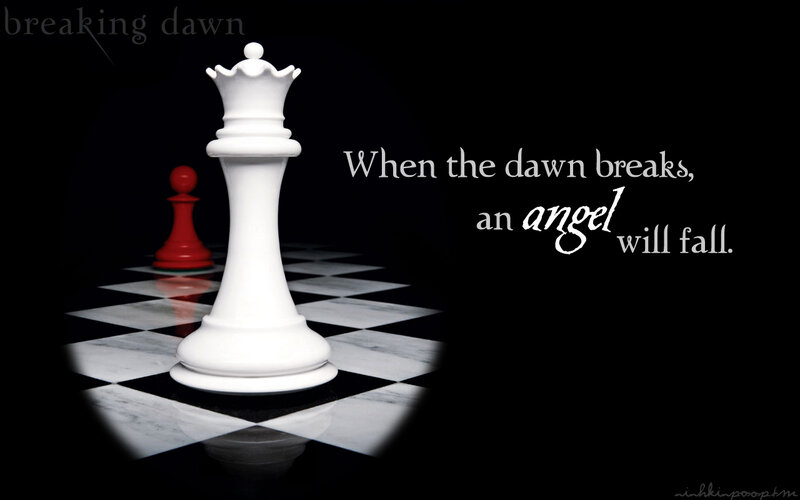 chess piece with quote
