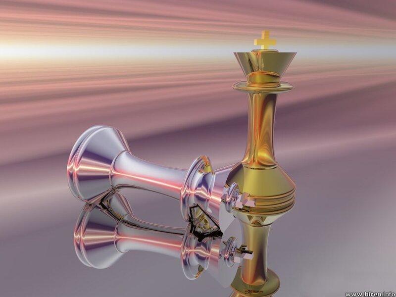 chess pieces in motion