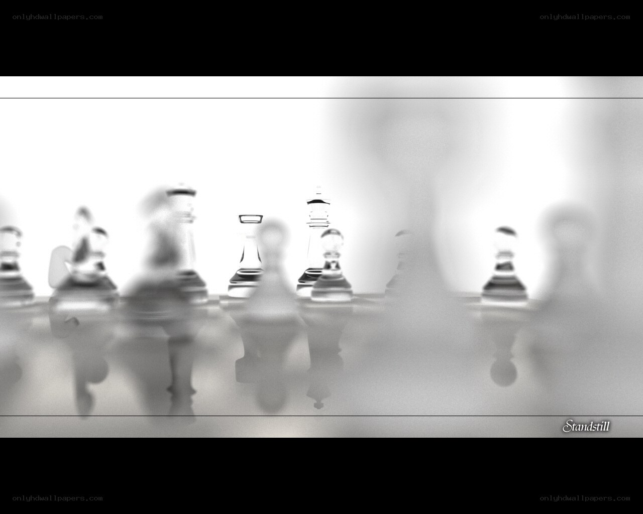 chess pieces in motion