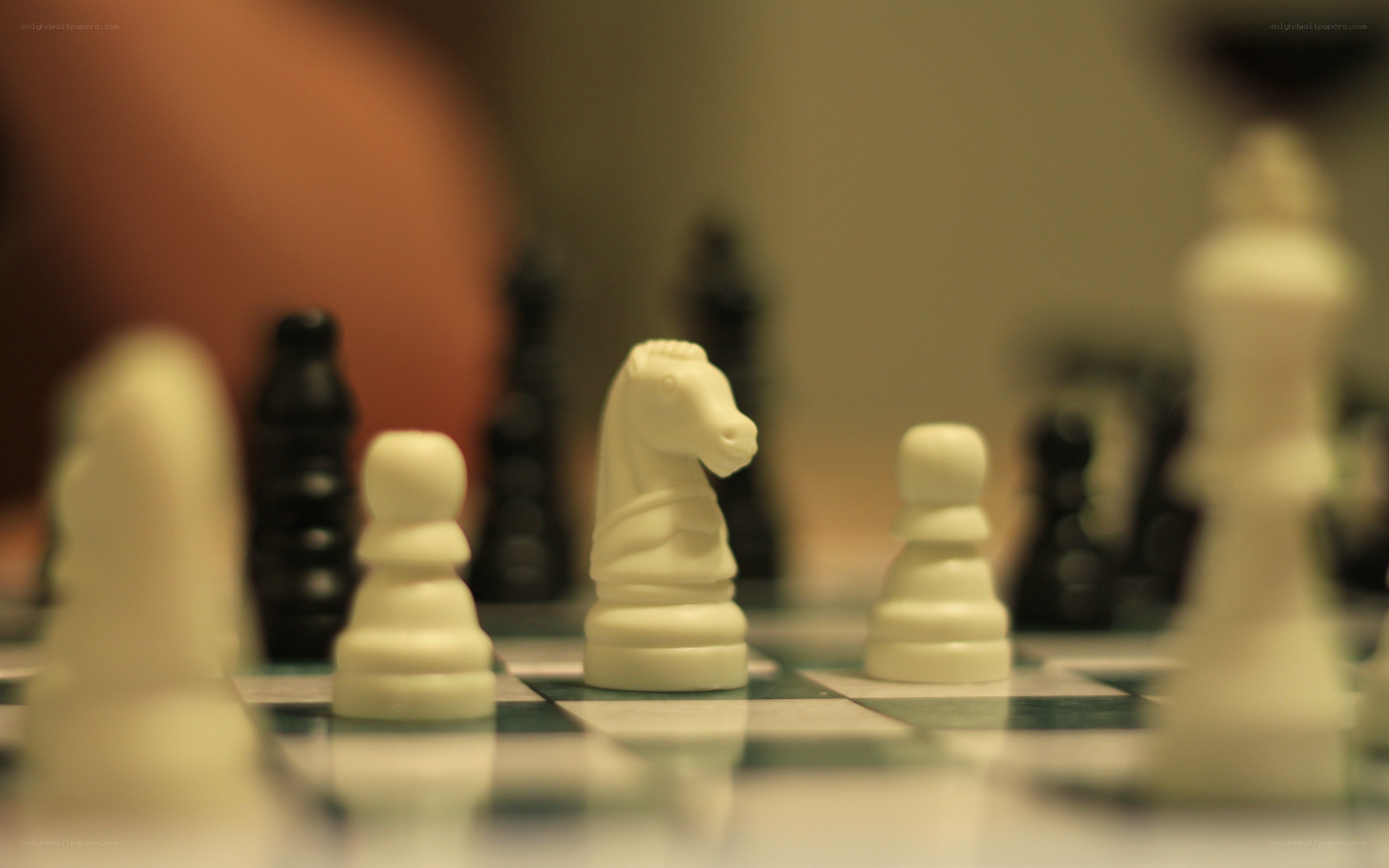 chess pieces on a board