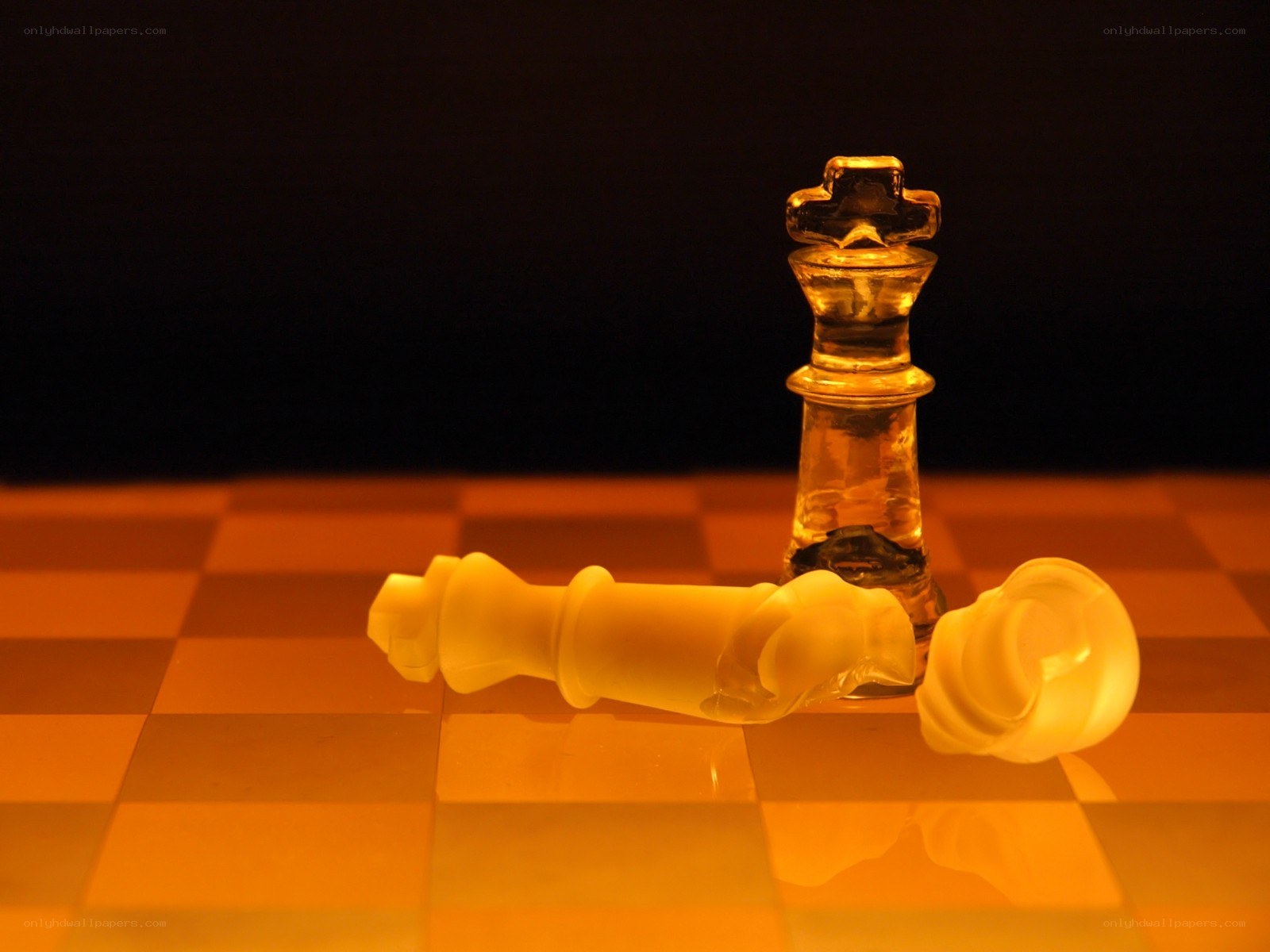 chess pieces on a board