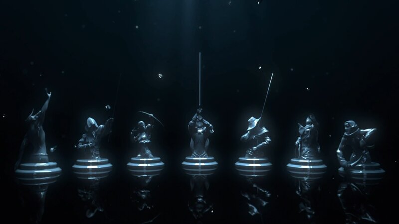 Chess Pieces on Display