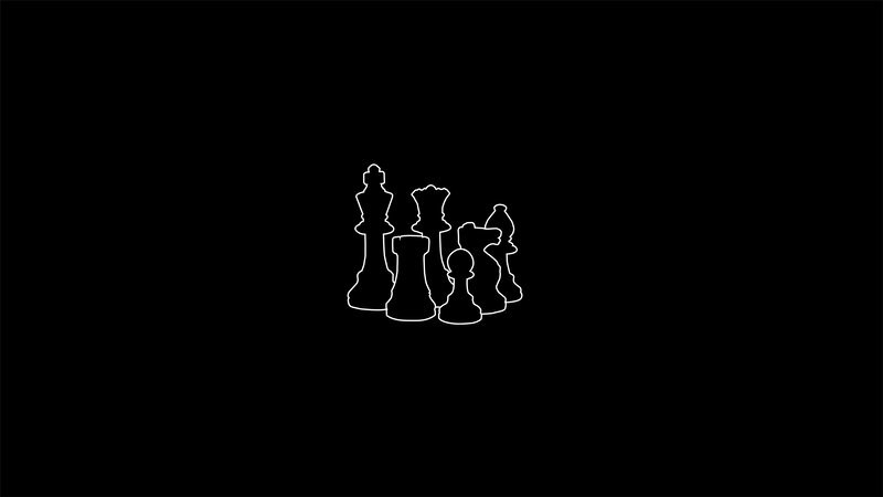 Chess Pieces Outline