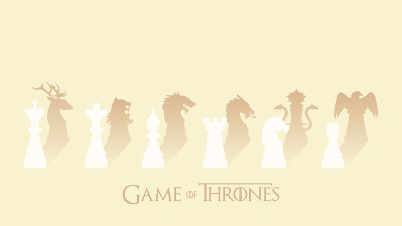 Chess Pieces with Animal Silhouettes