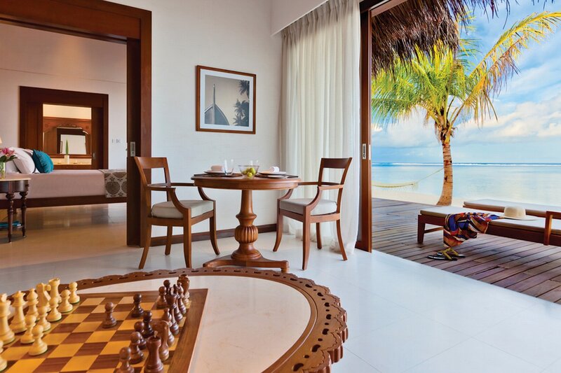 Chess Set in Resort Room