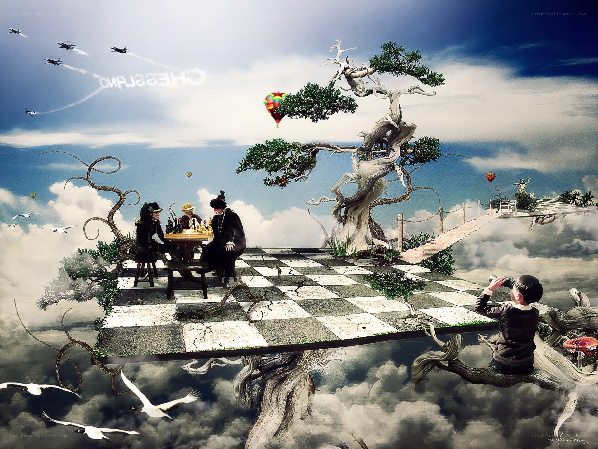 Chessboard in the sky