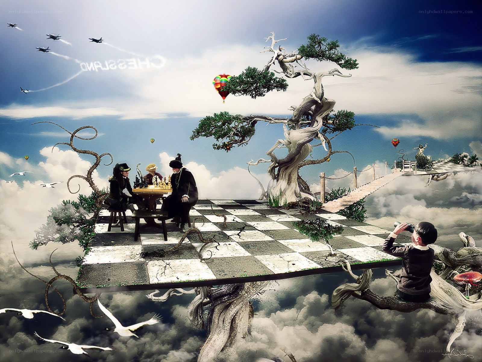 Chessboard in the sky