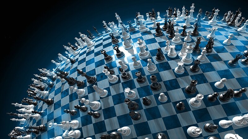Chessboard on a sphere