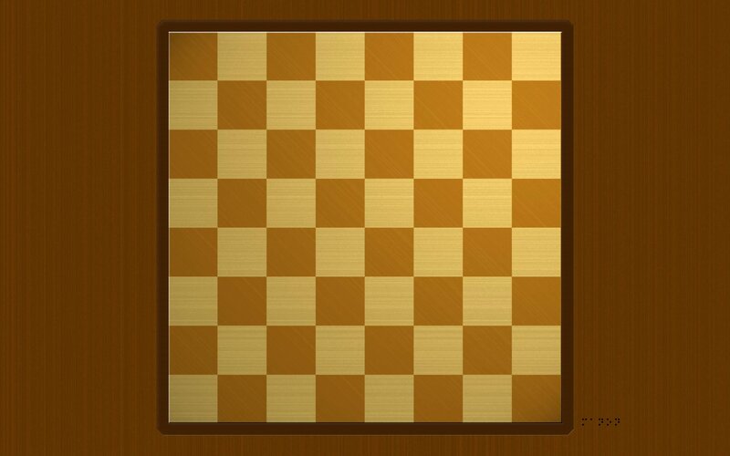 Chessboard on Wooden Surface