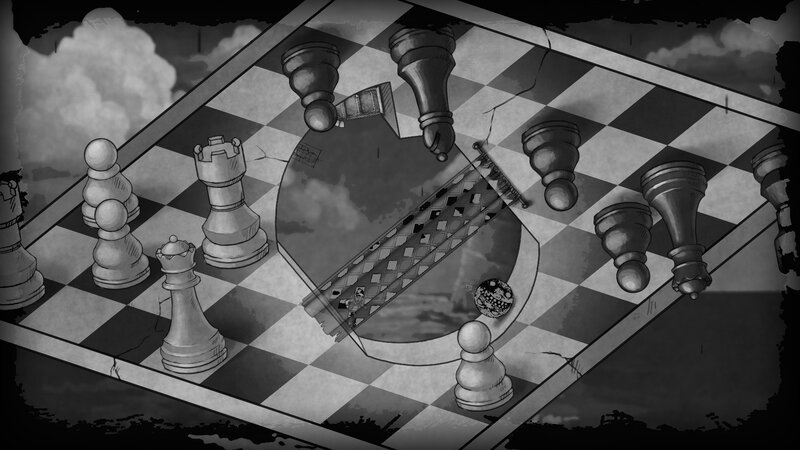 Chessboard with Broken Pieces
