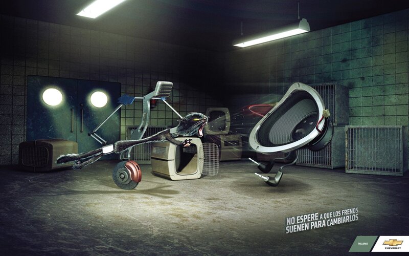Chevrolet ad with animated appliances
