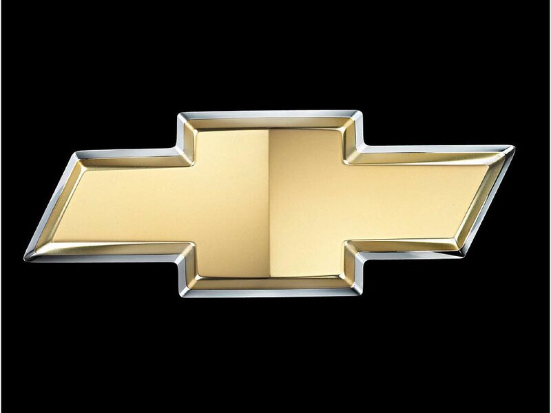 Chevrolet Bowtie Emblem — Gold