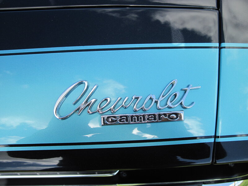 Chevrolet Camaro Emblem — Blue
