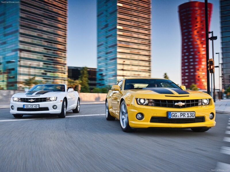 Chevrolet Camaro in city