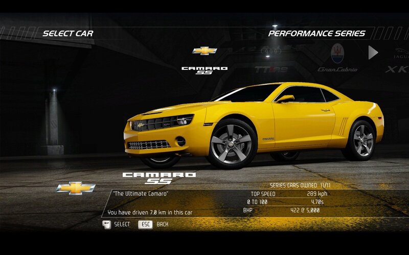 Chevrolet Camaro SS in game