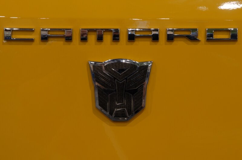 Chevrolet Camaro Transformers badge