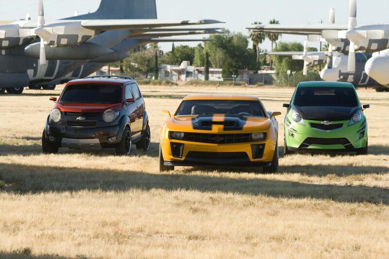 Chevrolet cars on airfield