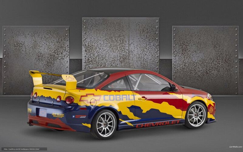 Chevrolet Cobalt Race Car — Yellow