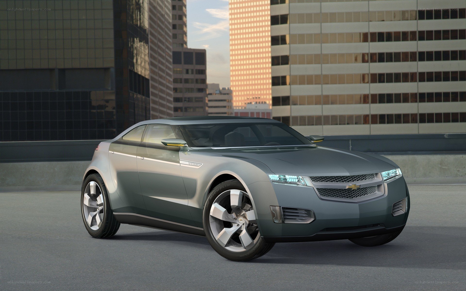 Chevrolet concept car in city