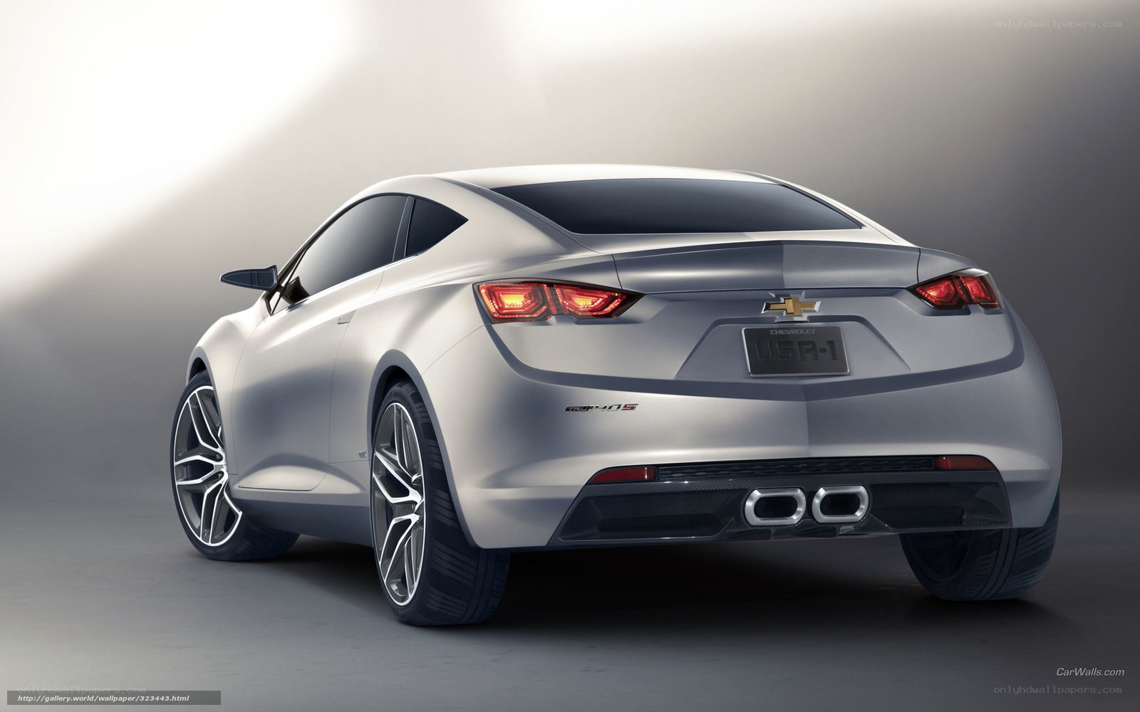 Chevrolet concept car rear view